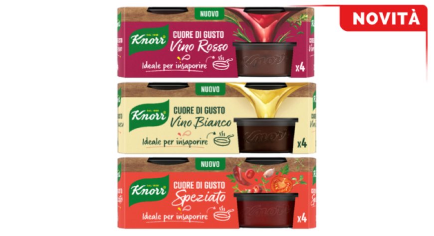 Knorr presenta i nuovi Cuore di Gusto Vino Rosso, Vino Bianco e Speziato