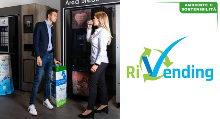 RiVending:  in un anno 76 milioni di bicchieri riciclati nelle vending machine in Italia