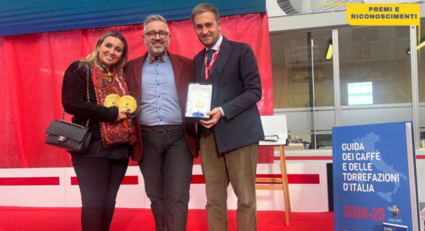 Caffè Toraldo premiato dalla Guida Camaleonte con l'Award Torrefazione Home