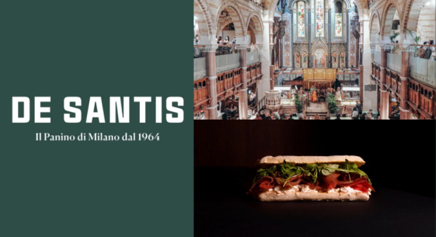 De Santis sbarca a Londra: l'iconica panineria apre al Mercato Metropolitano di Mayfair