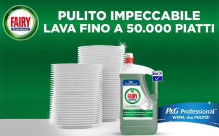 Lavaggio professionale: risparmiare guardando alle prestazioni, non solo al prezzo, con Fairy Professional