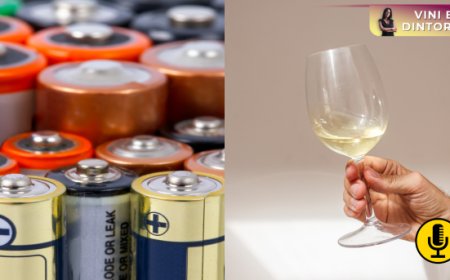 Gli acidi alimentari presenti nel vino impiegati per la produzione di batterie sostenibili