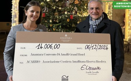 Anantara Convento di Amalfi e Acarbio insieme per un Natale biodiverso