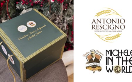 Panificio Rescigno e L’Antica Pizzeria Da Michele in the world insieme per il panettone del Natale