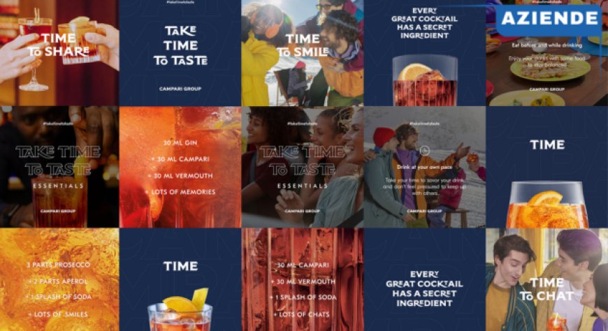 Campari Group lancia la campagna globale ''Take Time to Taste'' per un consumo responsabile