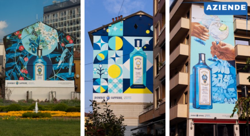 Bombay Sapphire illumina le vie di Milano con la street art