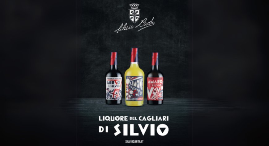 La nuova linea di liquori Silvio Carta celebra il Cagliari Calcio