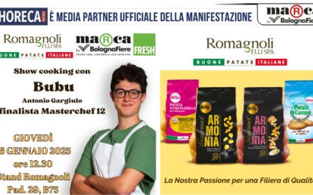 Romagnoli F.lli a Marca Fresh con Chef Bubu e le nuove varietà di patate  èVita Armonia Gourmet