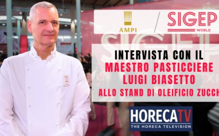 HorecaTv a Sigep 2025: Intervista con il Maestro Pasticciere Luigi Biasetto allo stand di Oleificio Zucchi