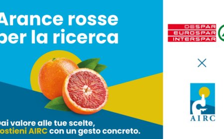 Despar rinnova l’impegno al fianco di Fondazione AIRC:  tornano le “Arance rosse per la Ricerca”