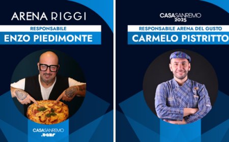 Enzo Piedimonte guida l’Arena del Gusto a ''Casa Sanremo 2025''