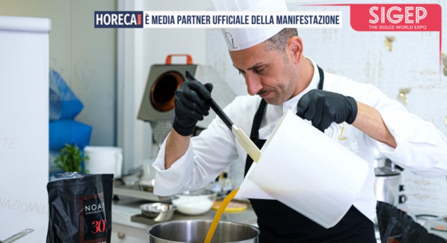 A Sigep 2025 show cooking e gare per il gelatiere Alberto Vitaro