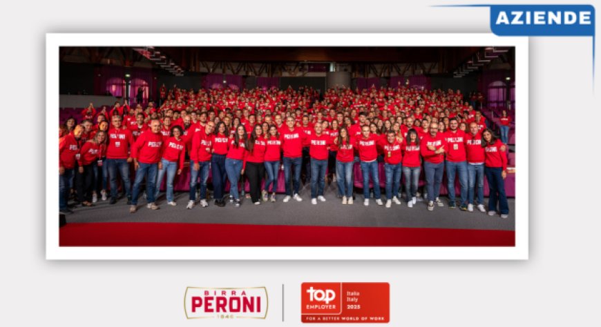 Birra Peroni è Top Employer Italia 2025