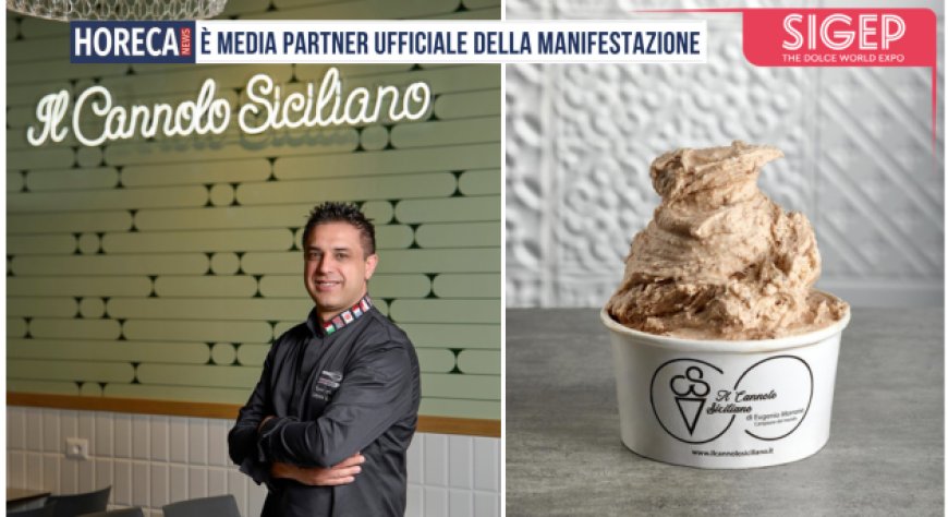 Morrone al Sigep con il 'Gelato alla Nocciola Romana Antiossidante'