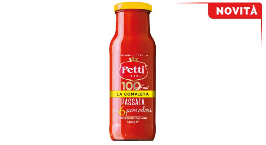 Petti lancia La Completa, la nuova passata ai 6 pomodori