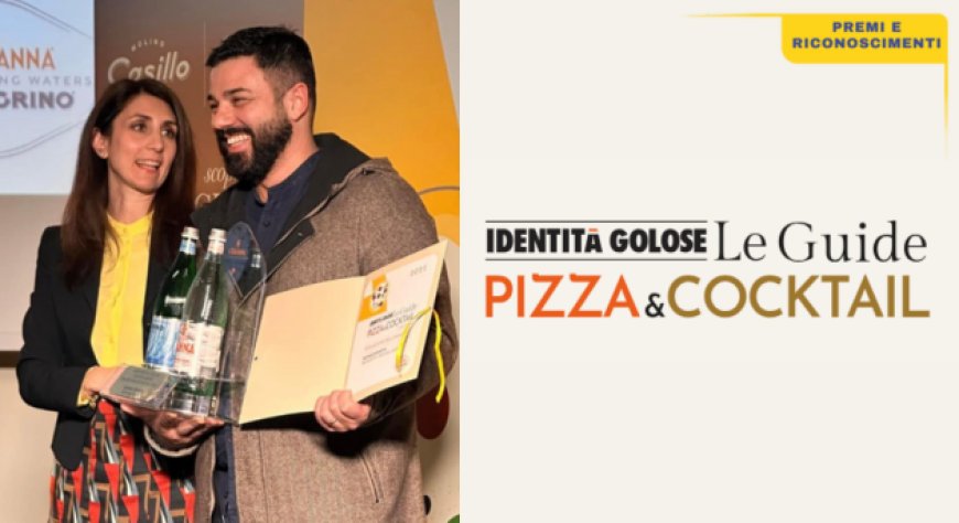 Raffaele Bonetta è la ''Rivelazione dell’anno'' per Le Guide Pizza&Cocktail 2025