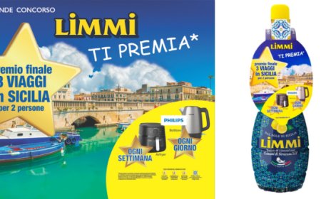 ''Grande Concorso Limmi ti premia'', l'iniziativa che invita a scoprire il puro succo di limoni di Sicilia