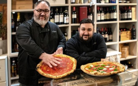 I fratelli Esposito ambasciatori della  pizza "a Ruota di Carro" in Toscana