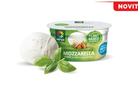 Verys presenta la Mozzarella 100% Vegetale in Acqua a base di riso e mandorle