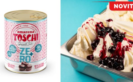 Toschi Vignola presenta Amarena Zero+ e nuove linee per la gelateria
