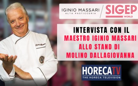 Horeca Tv a Sigep 2025: Intervista con il Maestro Pasticciere Iginio Massari allo stand di Molino Dallagiovanna