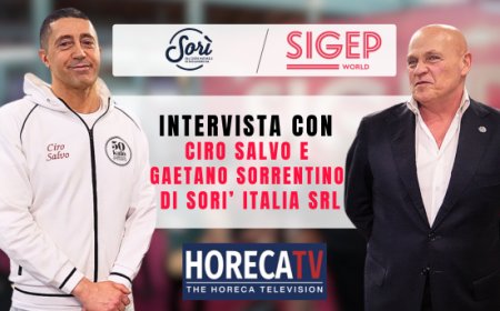 HorecaTv a Sigep 2025: Intervista con Gaetano Sorrentino e Ciro Salvo allo stand Sorì Italia