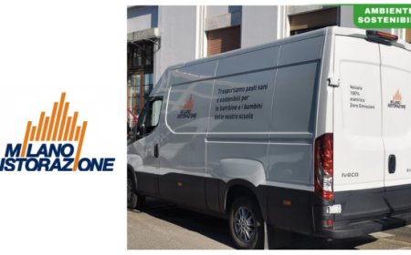 Milano Ristorazione: l’80% dei mezzi sarà elettrico entro il 2026