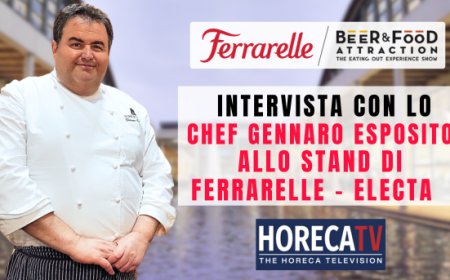 HorecaTv a Beer&Food Attraction 2025: Intervista con lo Chef Gennaro Esposito allo stand Ferrarelle