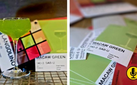 Il drink che ci ha colpito alla Florence Cocktail Week: il Macaw Green di L'Angolino