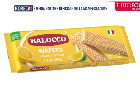 Balocco a Tuttofood: debutta il wafer ai limoni di Sicilia