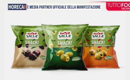 Saclà a Tuttofood: in anteprima la nuova gamma Olive Snack Saclà