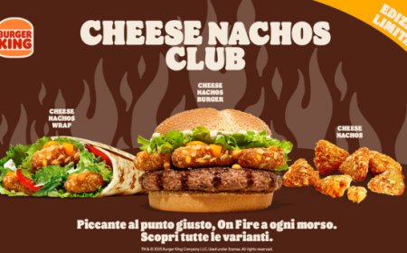 Burger King lancia il Cheese Nachos Club: esplosione di gusto in limited edition