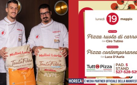 Molini Lario a Tuttopizza 2025 tra masterclass e degustazioni