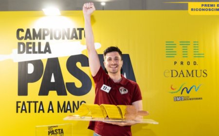 Domenico Pastena vince il Campionato della Pasta fatta a mano