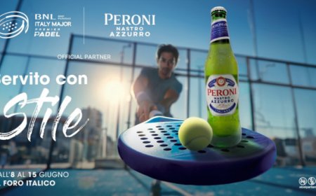 Peroni Nastro Azzurro è partner ufficiale del BNL Italy Major Premier Padel