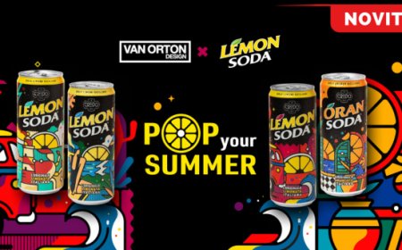 Lemonsoda e Oransoda: arrivano le Limited Edition ''Pop Your Summer'' con le grafiche del duo Van Orton