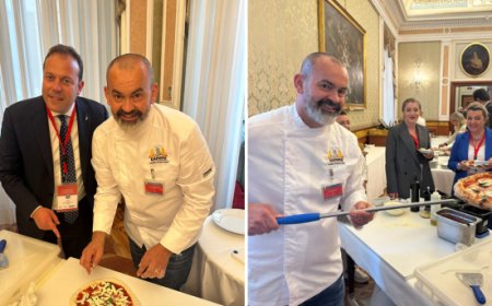 Angelo Pezzella incanta Montecitorio con la sua pizza