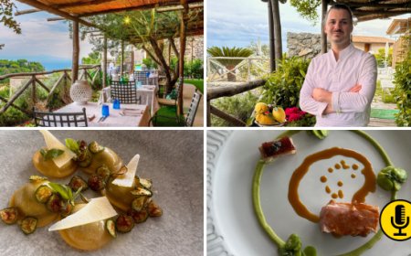 Gli Ulivi Restaurant in Costiera Amalfitana: il progetto dello chef Ciro Accardo tra accoglienza di charme e cucina d’autore