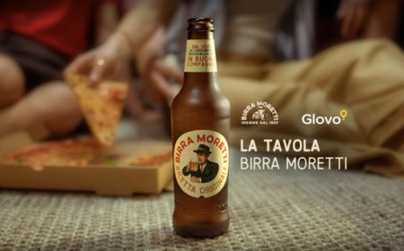Birra Moretti e Glovo insieme per celebrare la spontaneità italiana a tavola