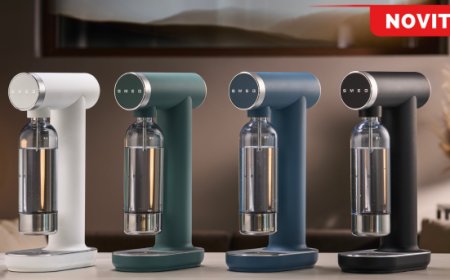 Smeg presenta il suo primo gasatore d’acqua: bevande frizzanti su misura