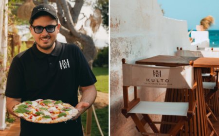 Apulian Pizza di Michele Lococciolo da Kulto Beach a Monopoli