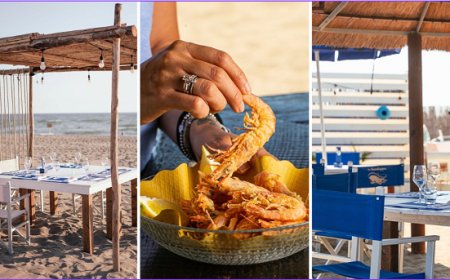 Piatti semplici e genuini e tavoli sulla sabbia alla Scialuppa da Salvatore