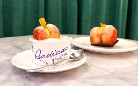 Da Pasticceria Nuovo Mondo e Badiani Gelateria nasce il Gelato alla Pesca di Prato