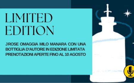 J.Rose omaggia Milo Manara con una bottiglia d’autore in edizione limitata