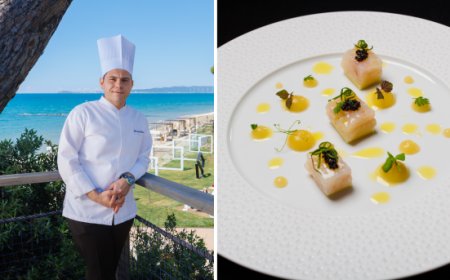 Un'esplosione di freschezza mediterranea nel piatto di chef Giuseppe Parisi