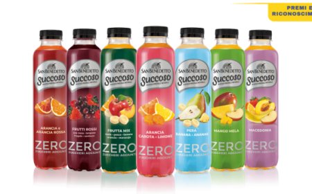 Brands Award 2025. San Benedetto Succoso Zero protagonista delle Bevande Analcoliche