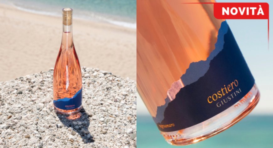 L’identità di Giustini nella nuova etichetta di Costiero, il rosato da uve negroamaro in purezza che parla al futuro