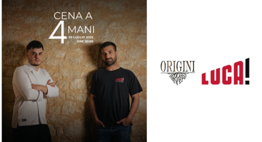 Cena a quattro mani da Origini Trattoria Contemporanea con Luca Mastracci