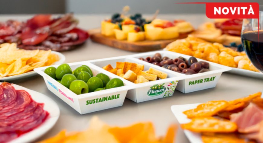 Ficacci innova l'aperitivo con Mini Trio gourmet nel vassoio sostenibile