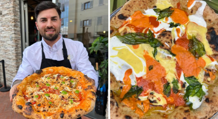 Il pizzaiolo Antonio Tancredi reinventa la margherita con la pizza Matisse